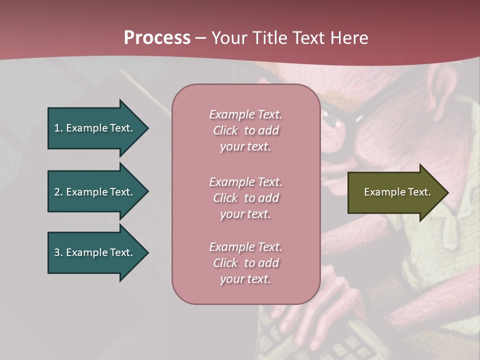 Background Box Art PowerPoint Template