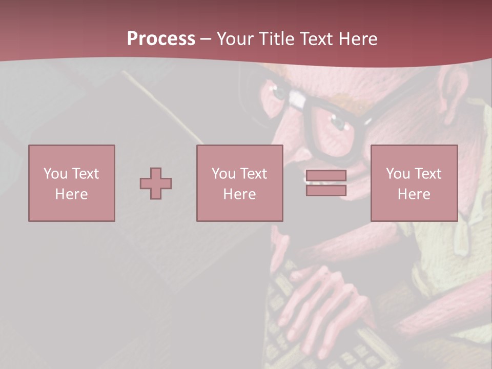 Background Box Art PowerPoint Template