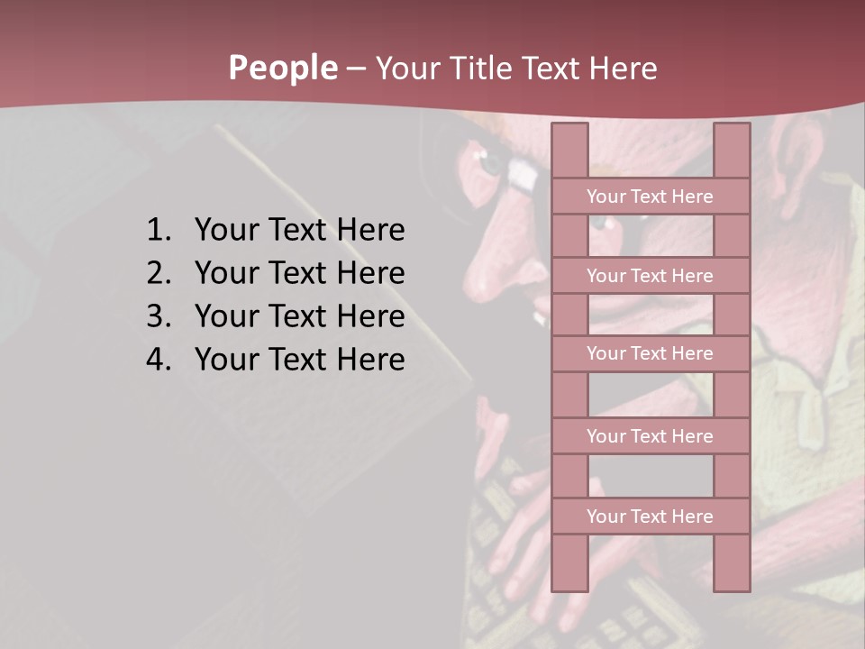 Background Box Art PowerPoint Template