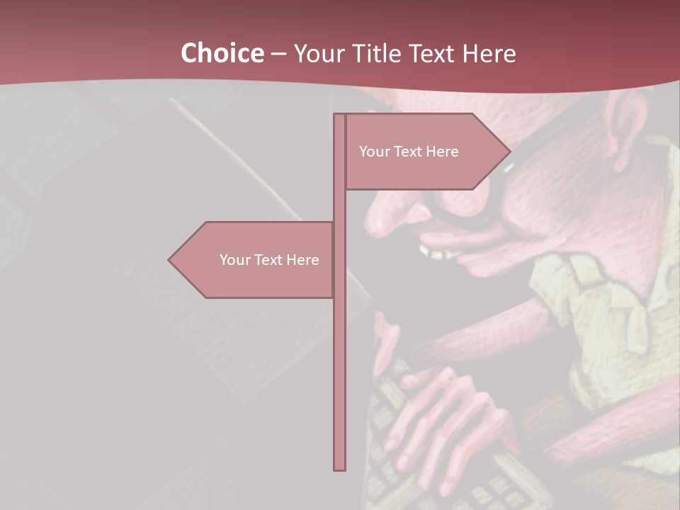 Background Box Art PowerPoint Template