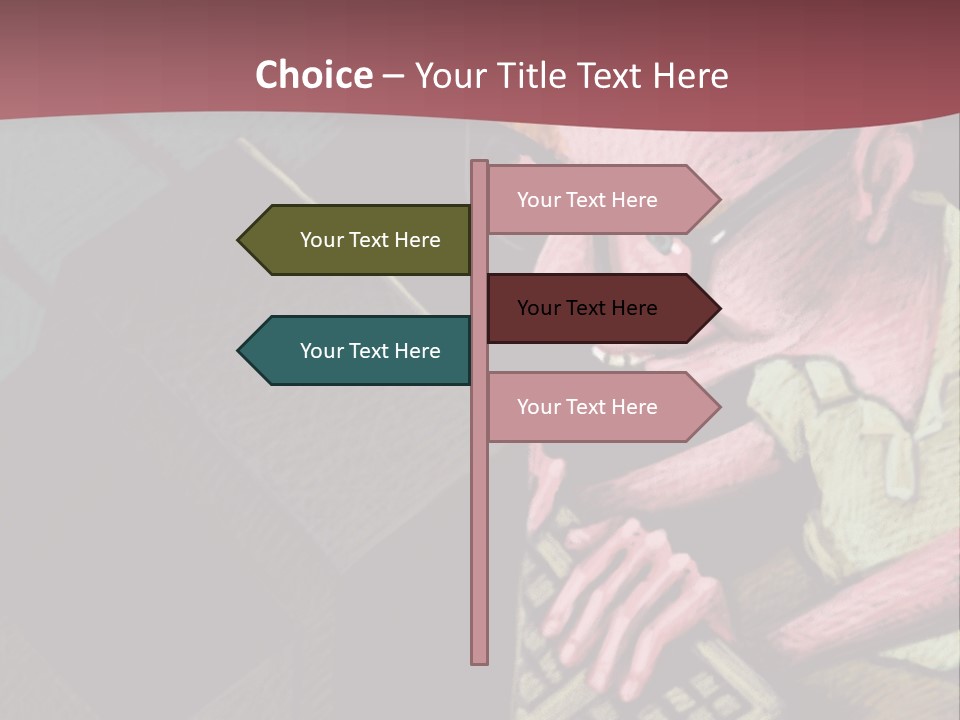 Background Box Art PowerPoint Template