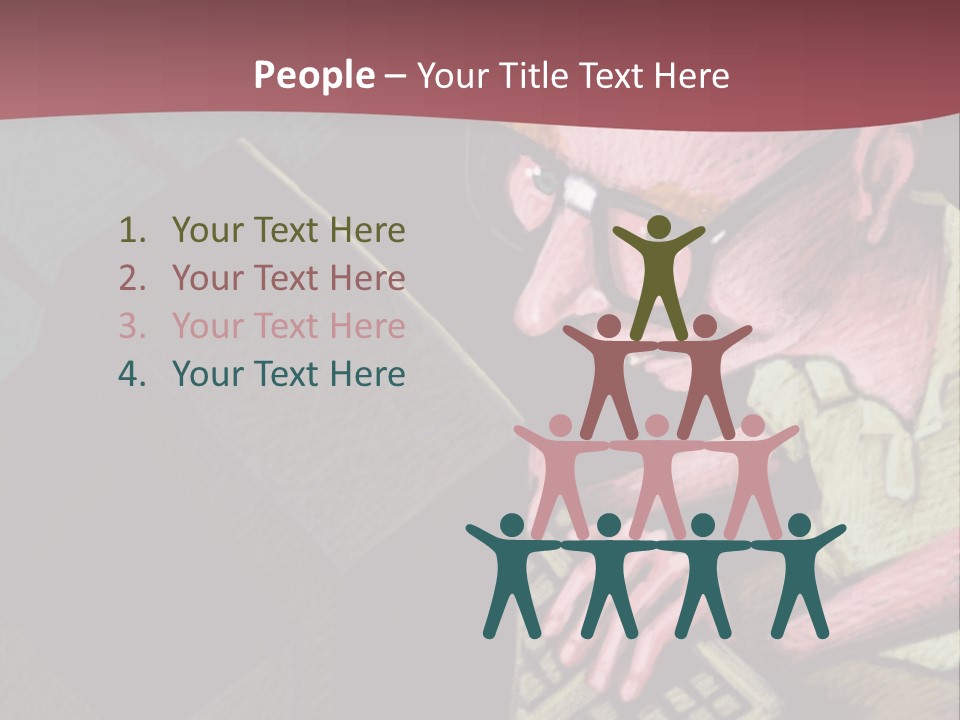 Background Box Art PowerPoint Template