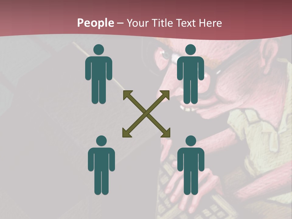 Background Box Art PowerPoint Template