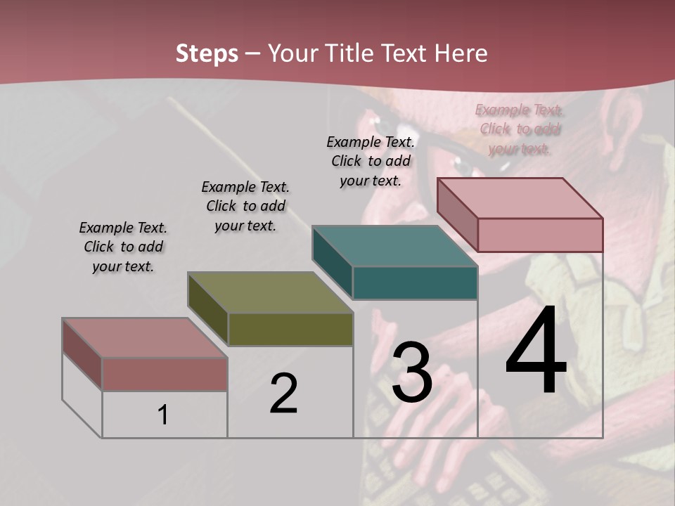 Background Box Art PowerPoint Template