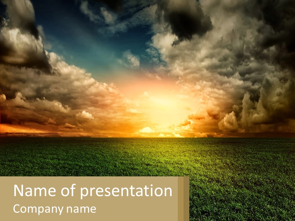 Background Happy Box PowerPoint Template