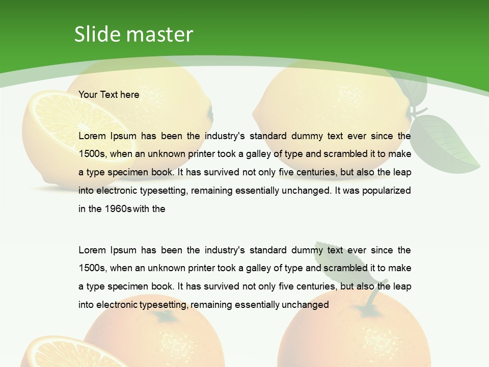 Hat Art Postage PowerPoint Template