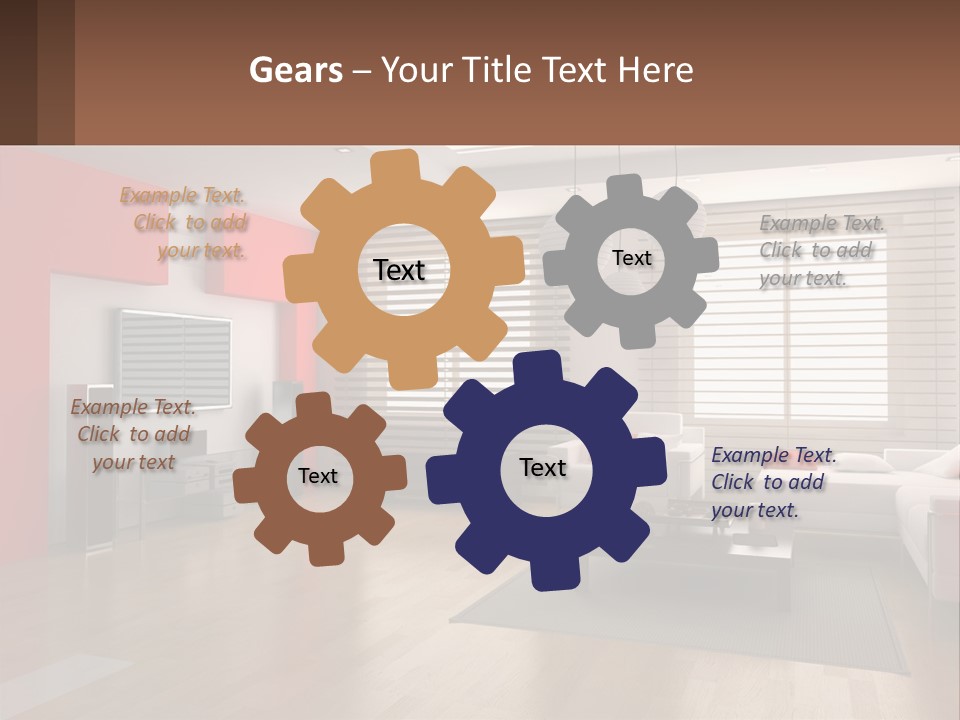 Cartoon Balloon Hat PowerPoint Template