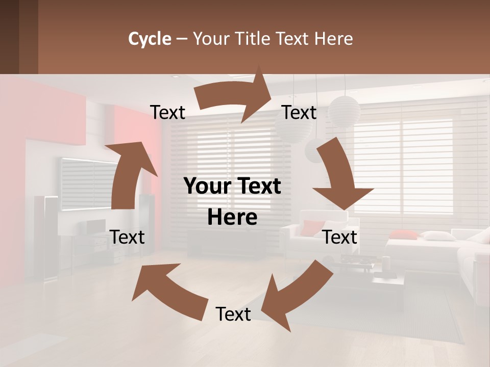 Cartoon Balloon Hat PowerPoint Template