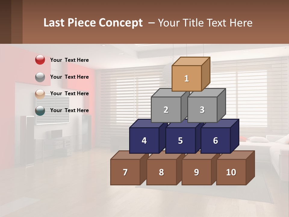 Cartoon Balloon Hat PowerPoint Template