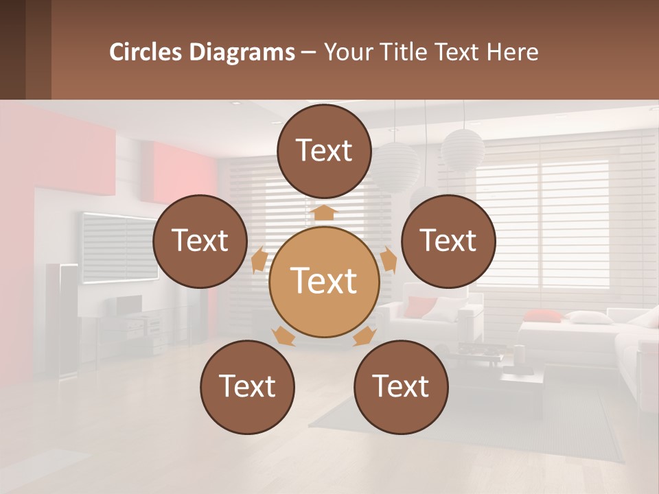 Cartoon Balloon Hat PowerPoint Template