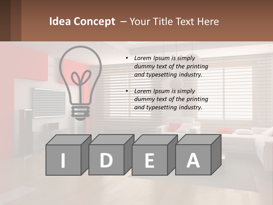 Cartoon Balloon Hat PowerPoint Template