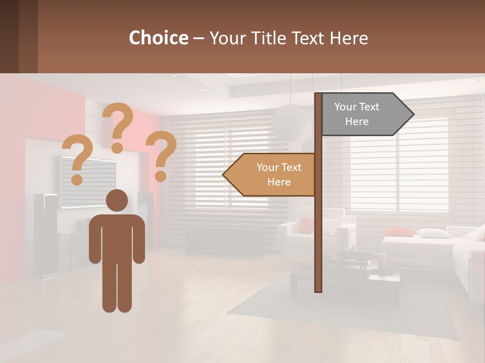 Cartoon Balloon Hat PowerPoint Template