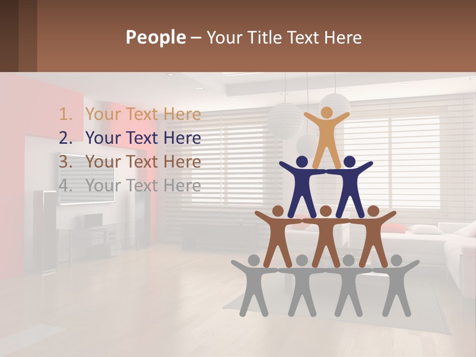 Cartoon Balloon Hat PowerPoint Template