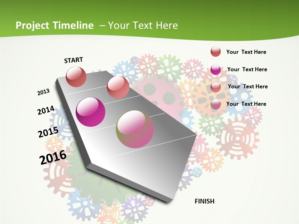 Birthday Greeting Postage PowerPoint Template