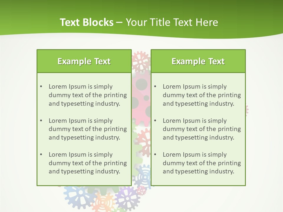 Birthday Greeting Postage PowerPoint Template