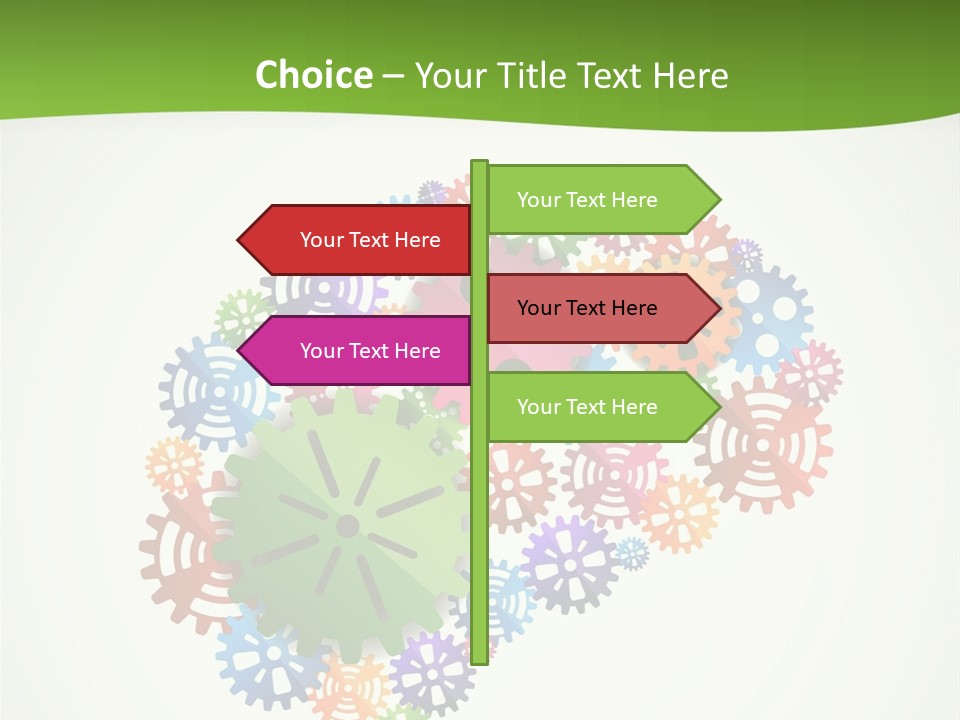 Birthday Greeting Postage PowerPoint Template