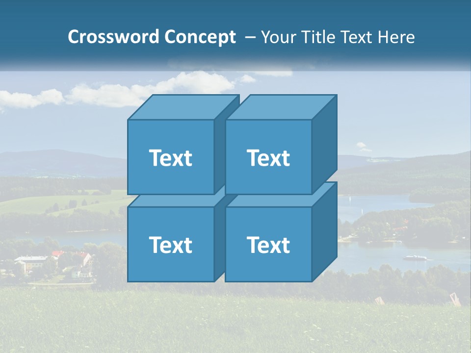 Card Cartoon Happy PowerPoint Template