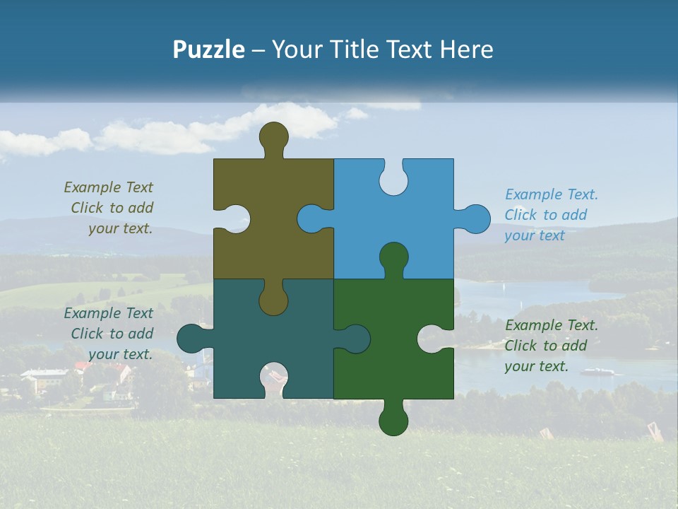 Card Cartoon Happy PowerPoint Template