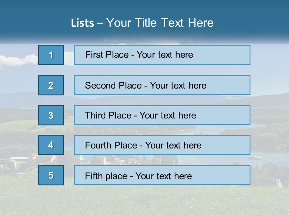 Card Cartoon Happy PowerPoint Template