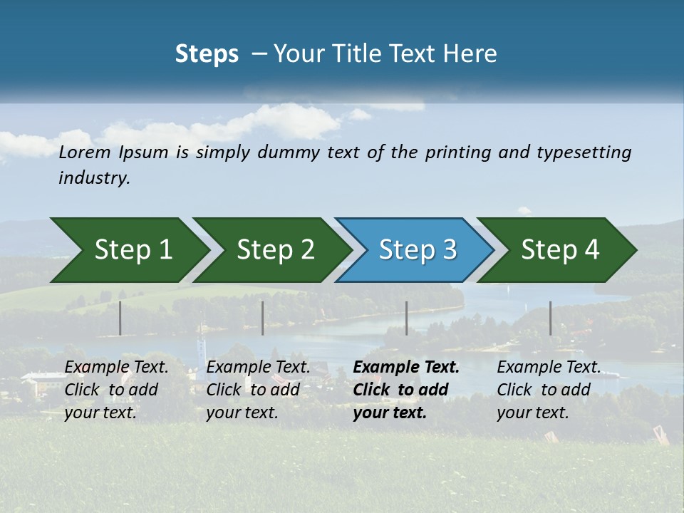 Card Cartoon Happy PowerPoint Template
