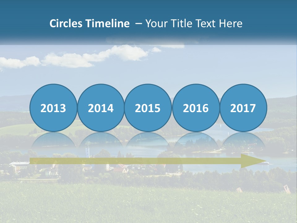 Card Cartoon Happy PowerPoint Template