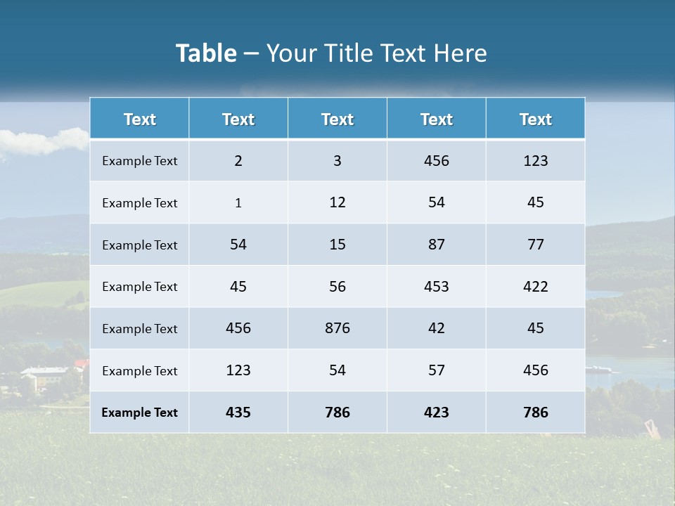 Card Cartoon Happy PowerPoint Template