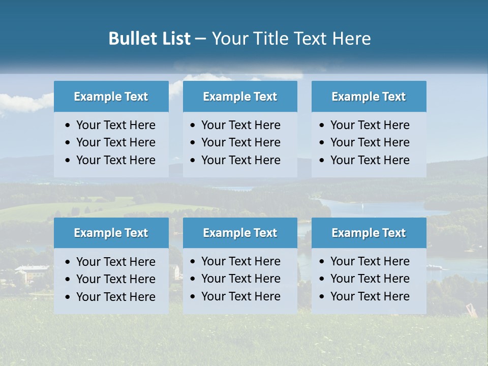 Card Cartoon Happy PowerPoint Template