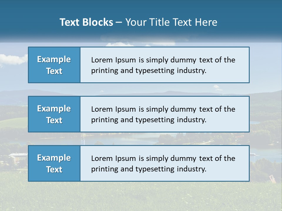 Card Cartoon Happy PowerPoint Template