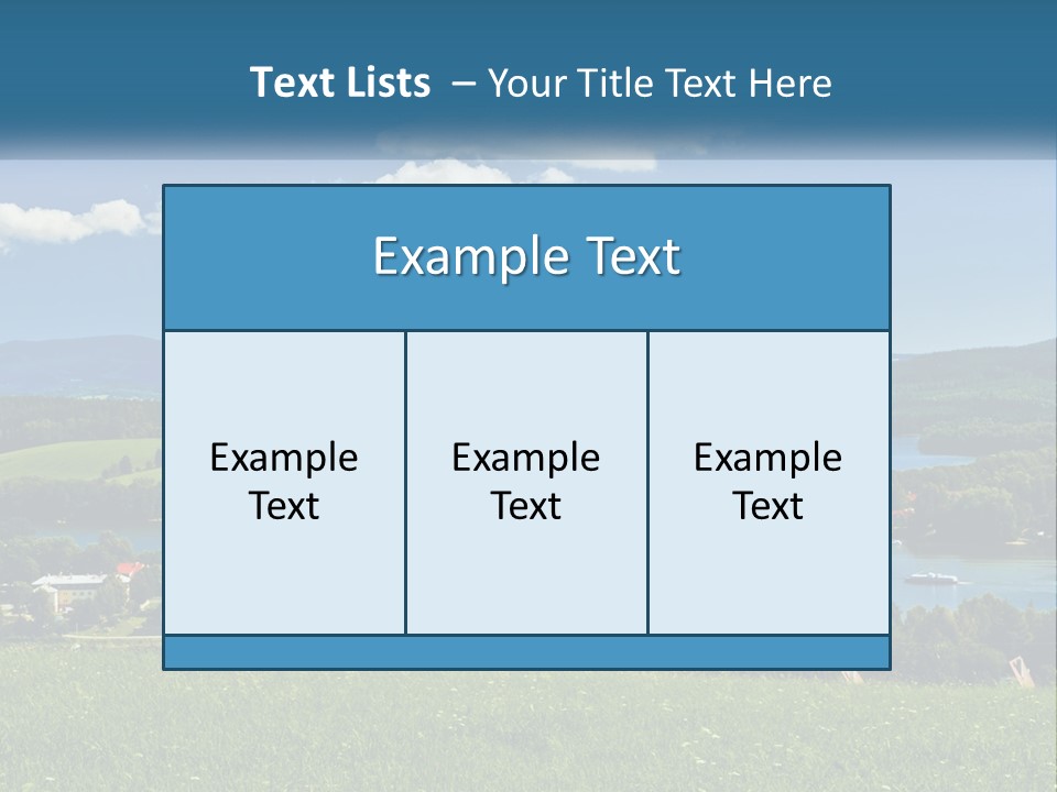 Card Cartoon Happy PowerPoint Template