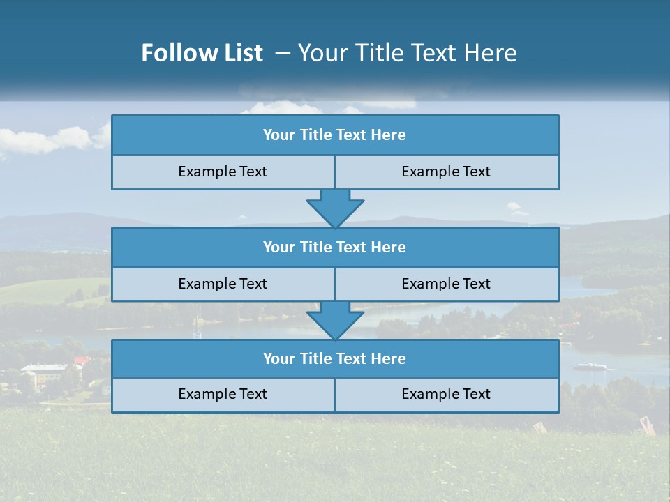 Card Cartoon Happy PowerPoint Template
