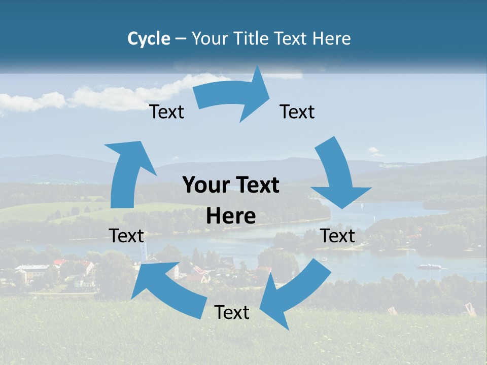 Card Cartoon Happy PowerPoint Template