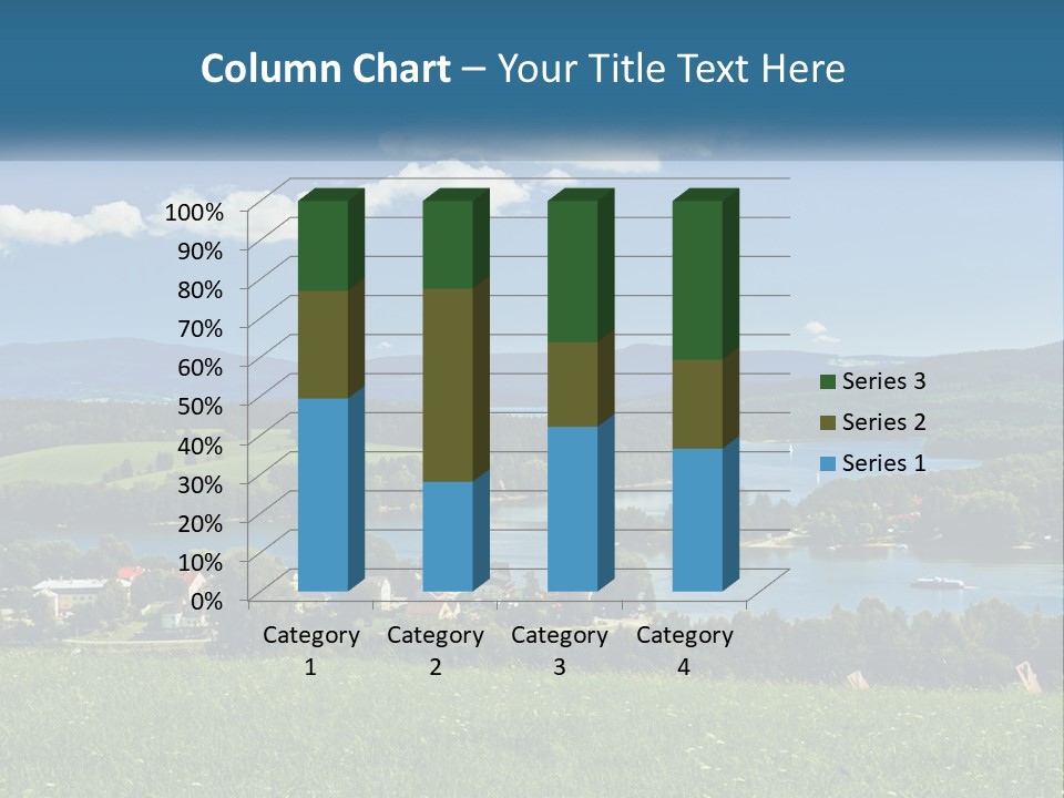 Card Cartoon Happy PowerPoint Template