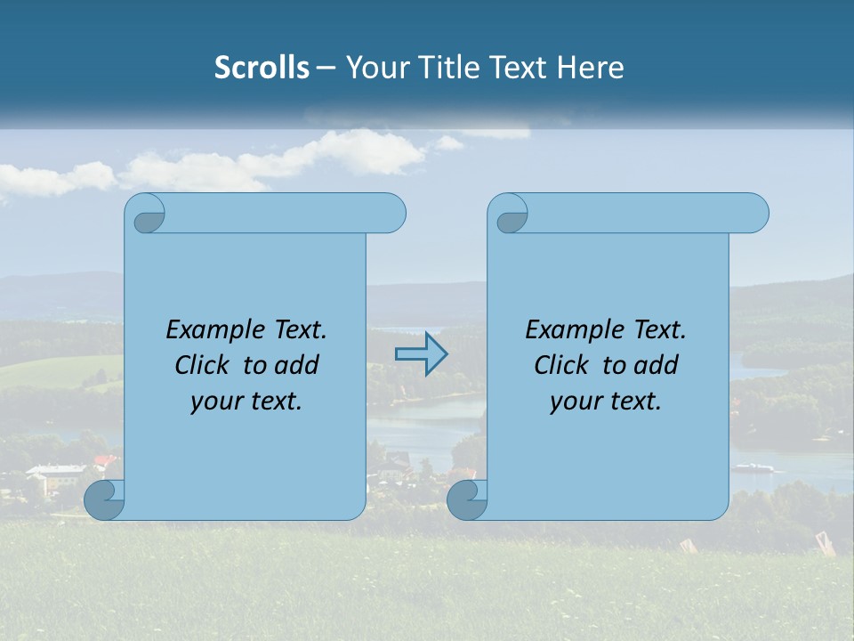 Card Cartoon Happy PowerPoint Template