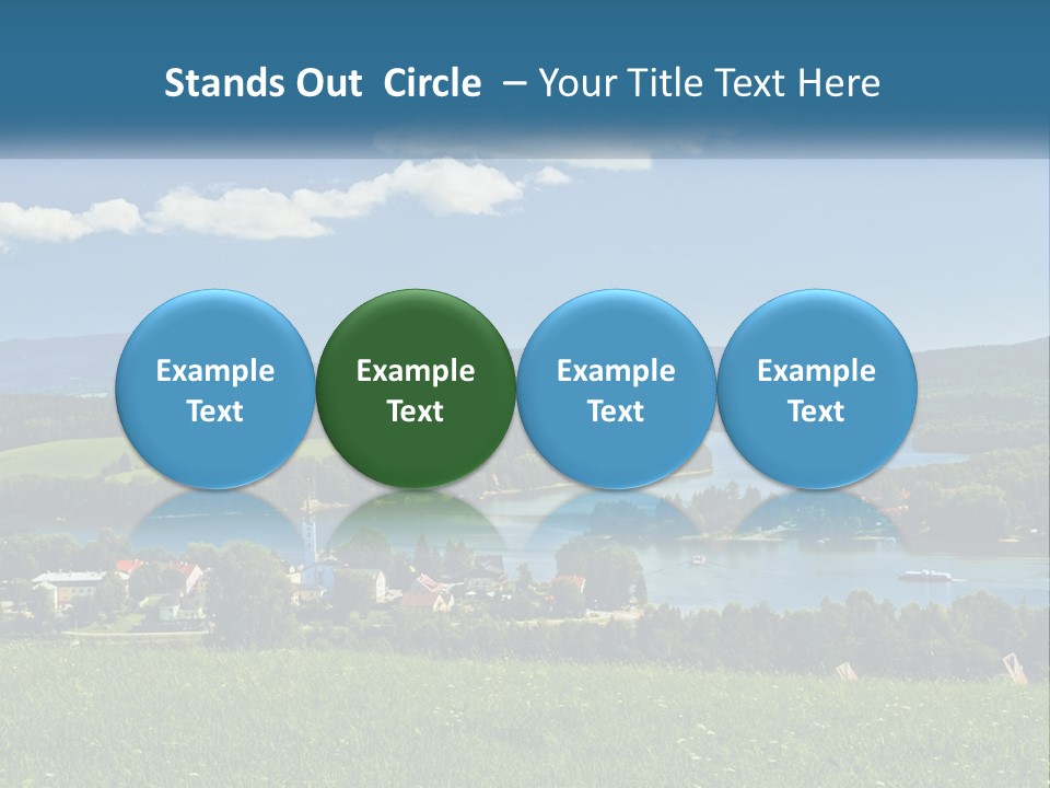 Card Cartoon Happy PowerPoint Template