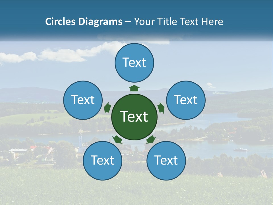 Card Cartoon Happy PowerPoint Template