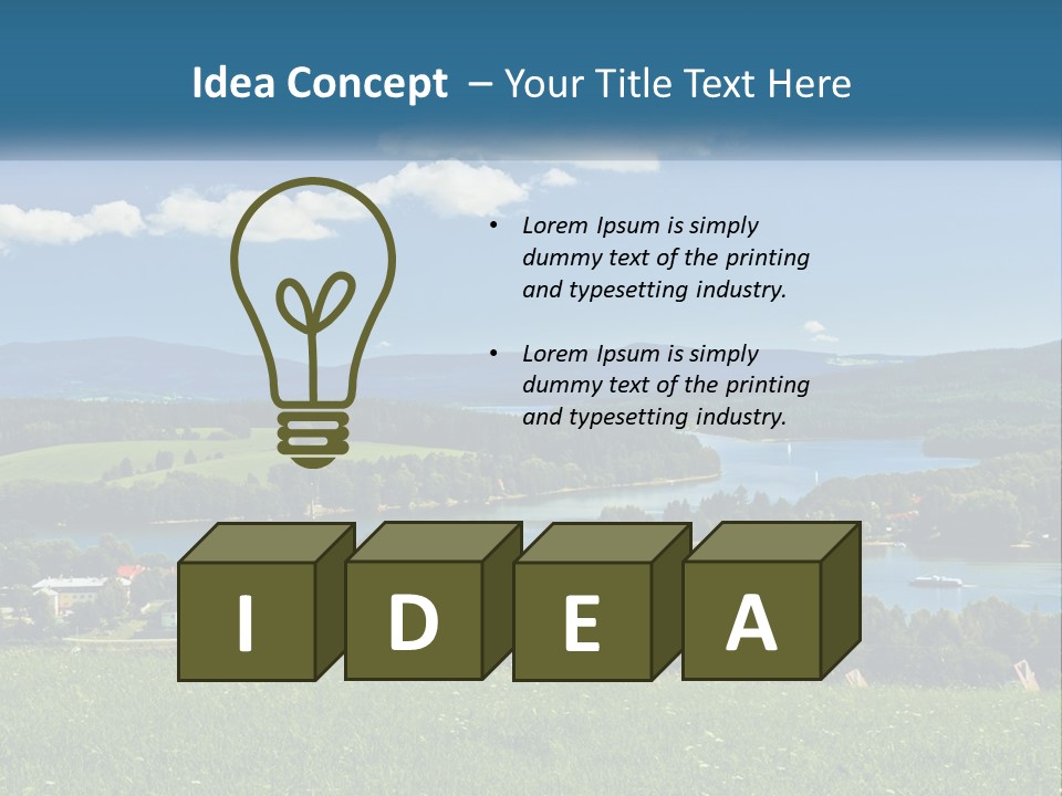 Card Cartoon Happy PowerPoint Template