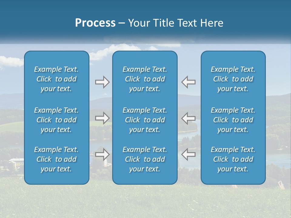 Card Cartoon Happy PowerPoint Template