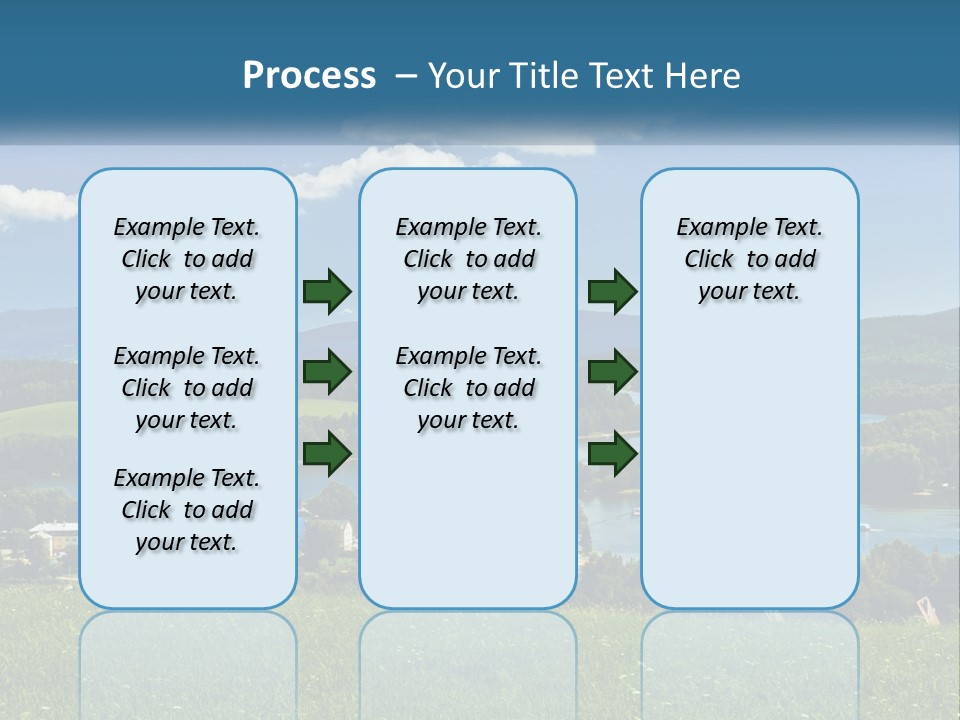 Card Cartoon Happy PowerPoint Template