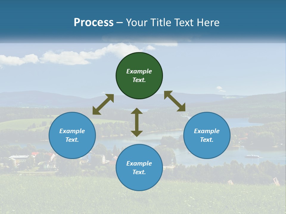 Card Cartoon Happy PowerPoint Template