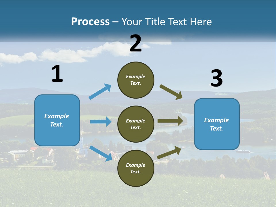 Card Cartoon Happy PowerPoint Template