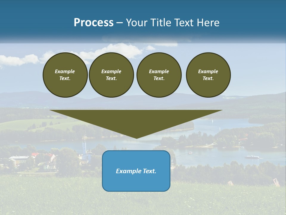 Card Cartoon Happy PowerPoint Template