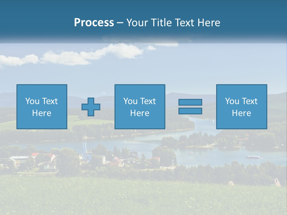 Card Cartoon Happy PowerPoint Template