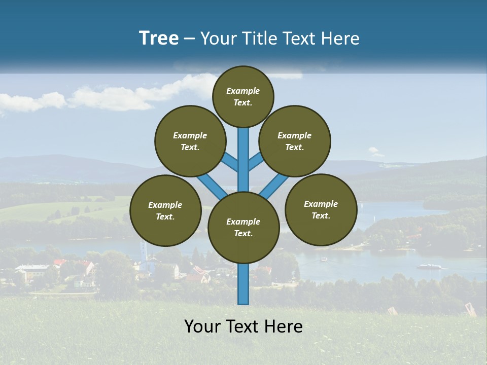 Card Cartoon Happy PowerPoint Template