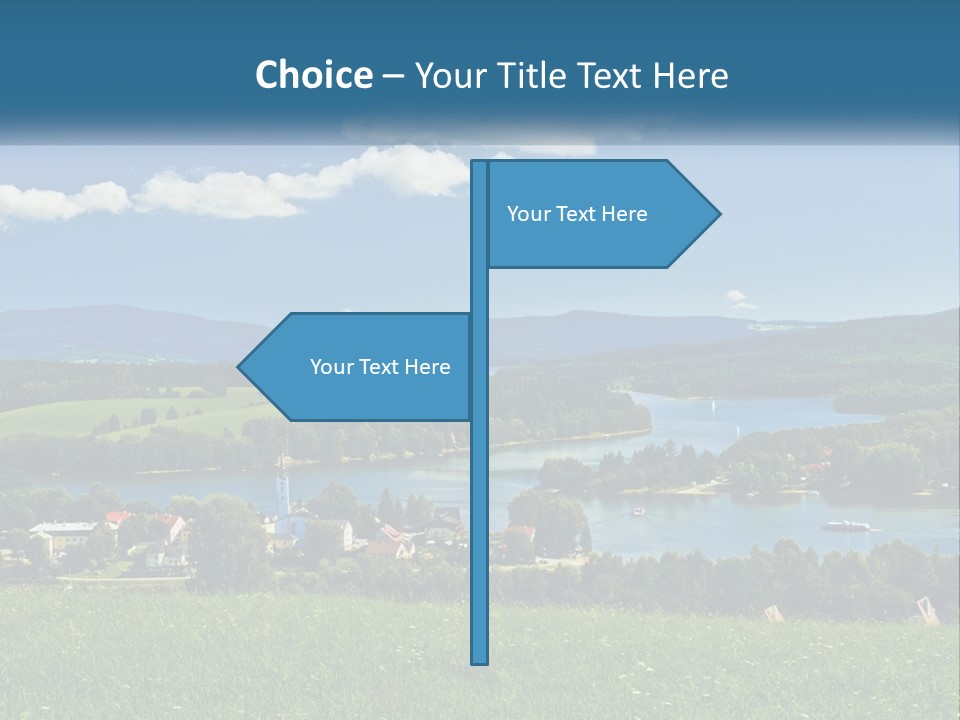 Card Cartoon Happy PowerPoint Template