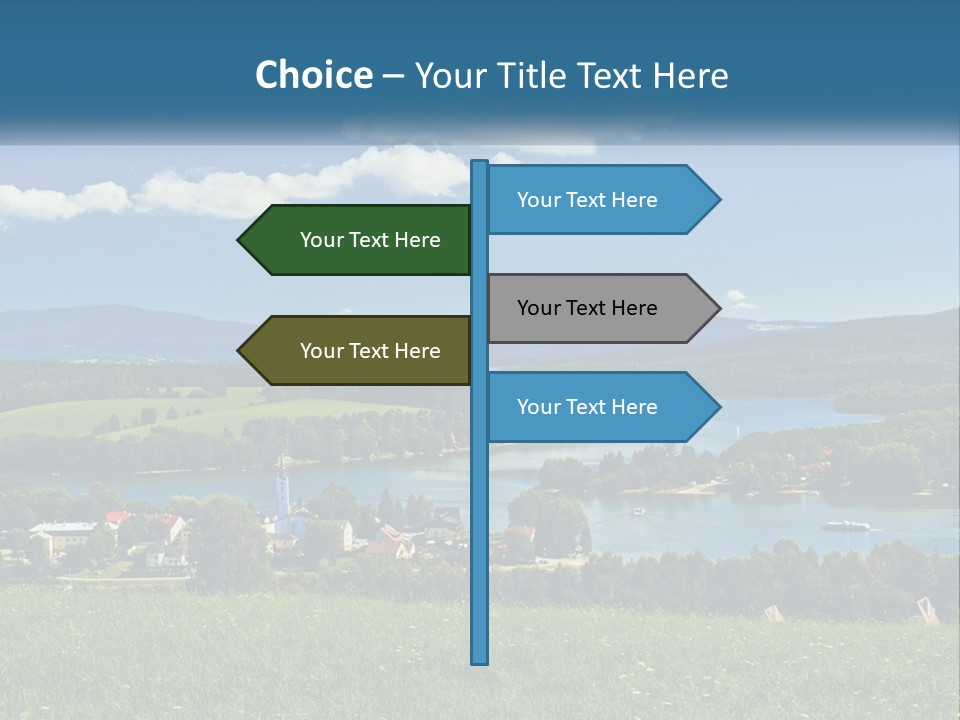 Card Cartoon Happy PowerPoint Template