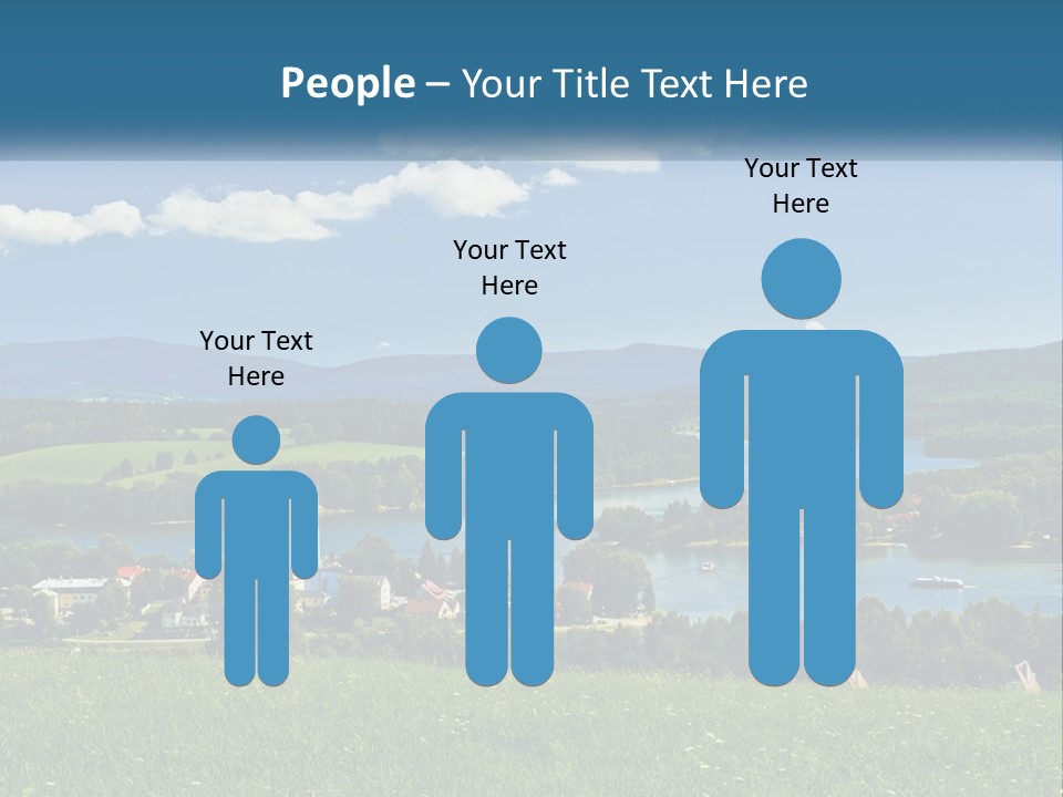 Card Cartoon Happy PowerPoint Template