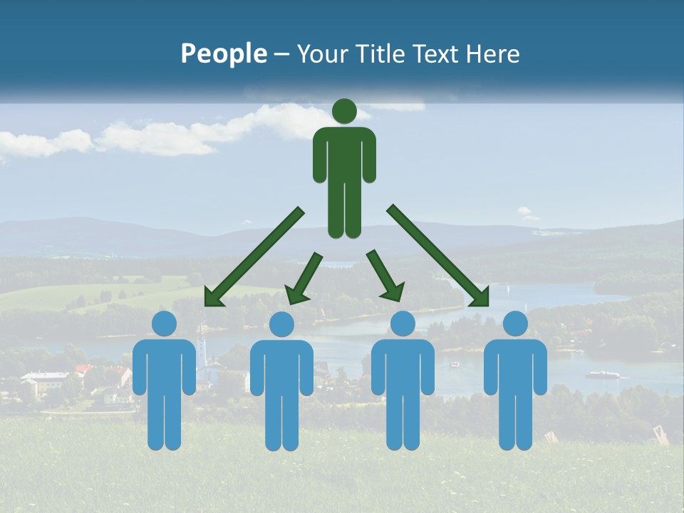 Card Cartoon Happy PowerPoint Template