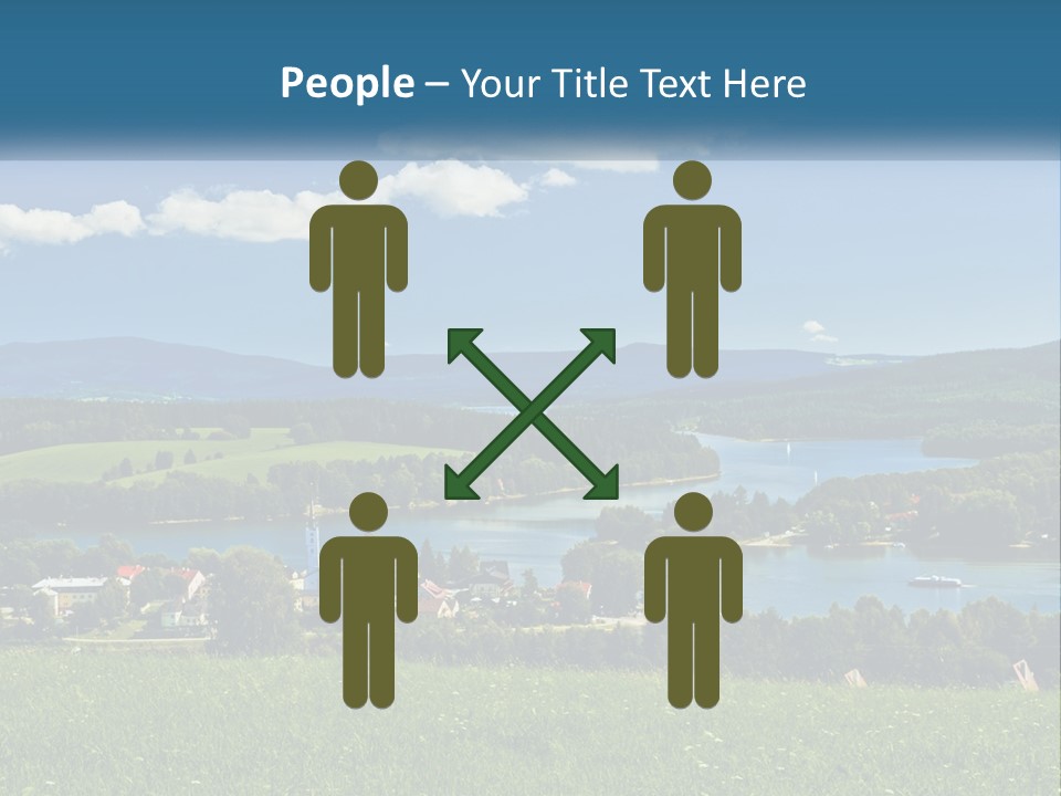 Card Cartoon Happy PowerPoint Template