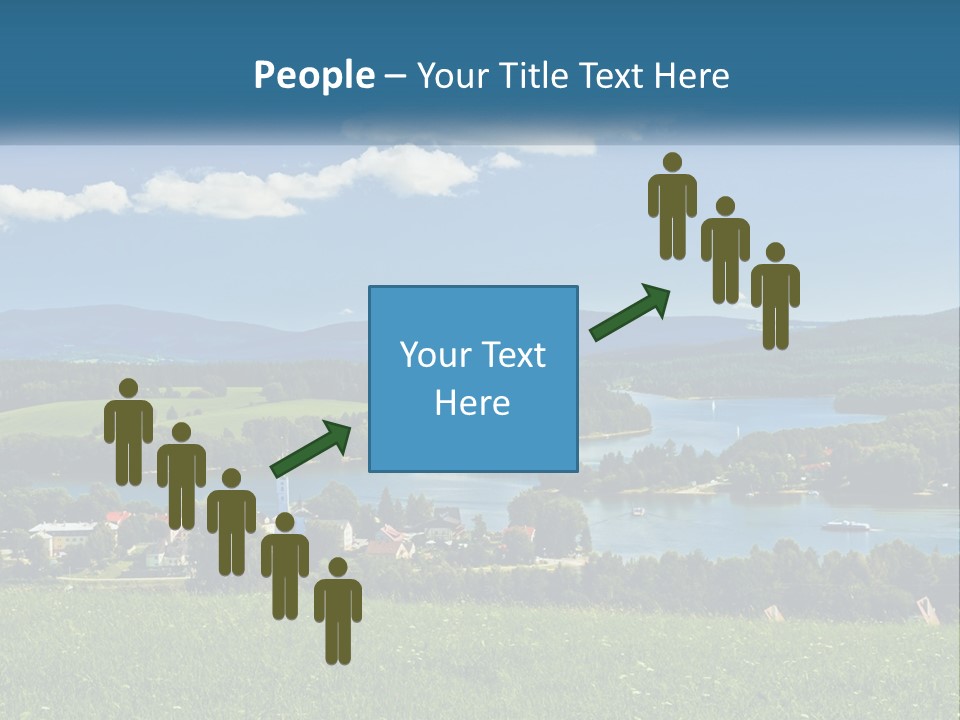 Card Cartoon Happy PowerPoint Template