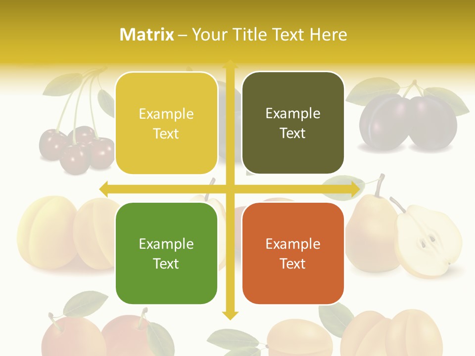 Flower Love Pattern PowerPoint Template